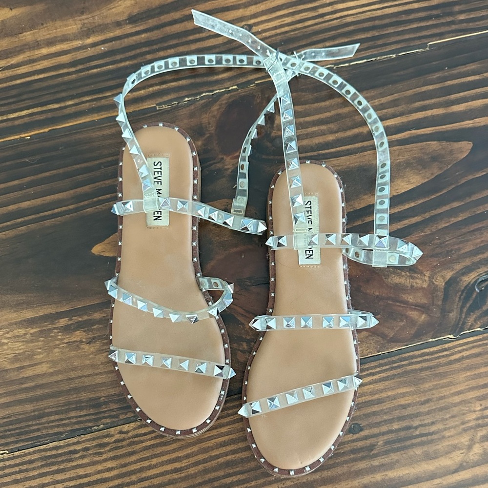Steve Madden Women's Jelly Studded Sandals